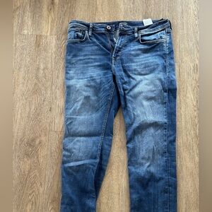 Jack & Jones Clark Regular Fit Jeans — 34x34 — Dark Wash